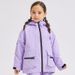 „Isolierter Snowboardanzug für Kinder – Wind- und wasserdichte Skijacke für Jungen und Mädchen (120–160 cm, Rosa/Lila/Schwarz)“_voghion.com