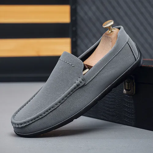 Bean 2025 Nieuwe herfsttrend Lazy Foot On Heren Casual Le Fu Schoenen Heren_voghion.com