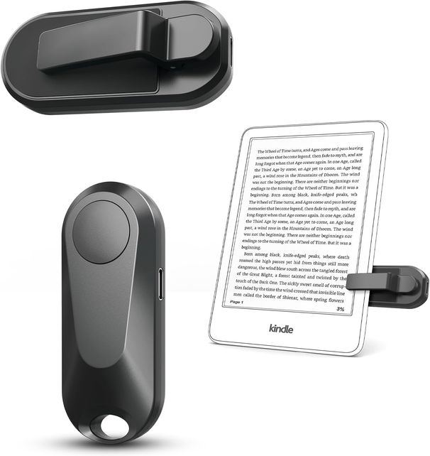 Remote Control Page Turner For Kindle Paperwhite EReaders, Camera Camcorder Remote Controls, Page Turner Clicker ForTablets Reading Novels_voghion.com