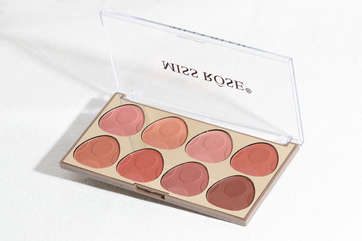 Missrose Yeni Altın İnci Allık Pudrası Mat Sekiz Renkli Kontur Allık Paletini Aydınlatır_voghion.com