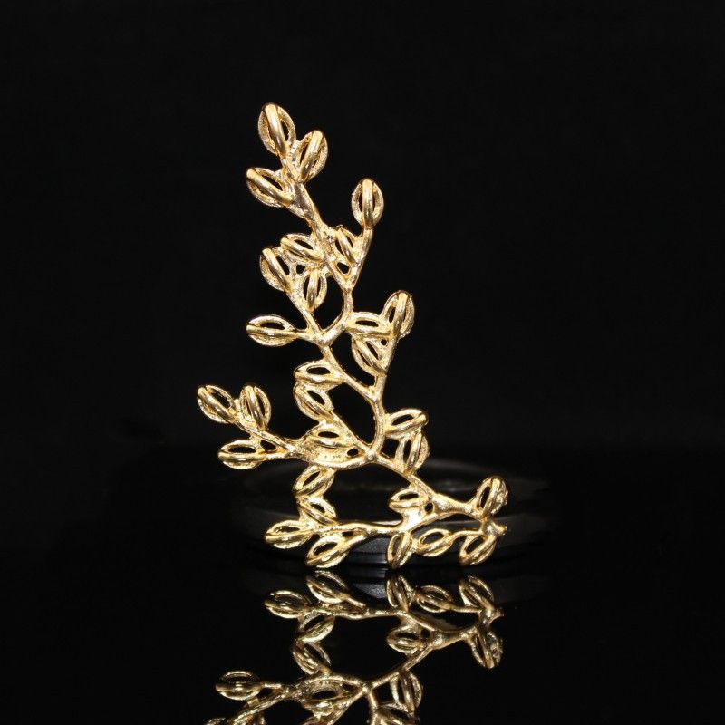 1 Piece Metal Leaves Hair Accessories Card_voghion.com