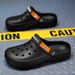 Men's Casual Lightweight Beach Sandals Men's Soft Sole Breathable Bag Slippers_voghion.com