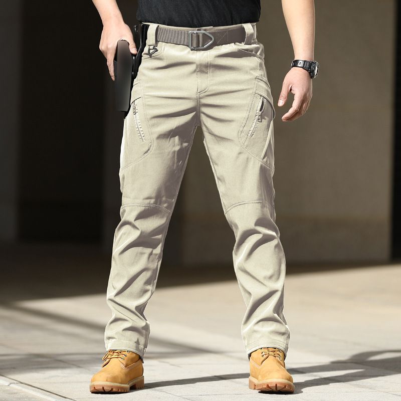 Men's Clothing Outdoor Archon Soft Shell Tactical Pants Stretch Fabric City Trousers Military Fans IX7 Multi Pocket Overalls Combat Pants_voghion.com