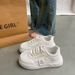 Scarpe casual bianche da studente da donna, modello Impression Wind Net Batch Hollow_voghion.com