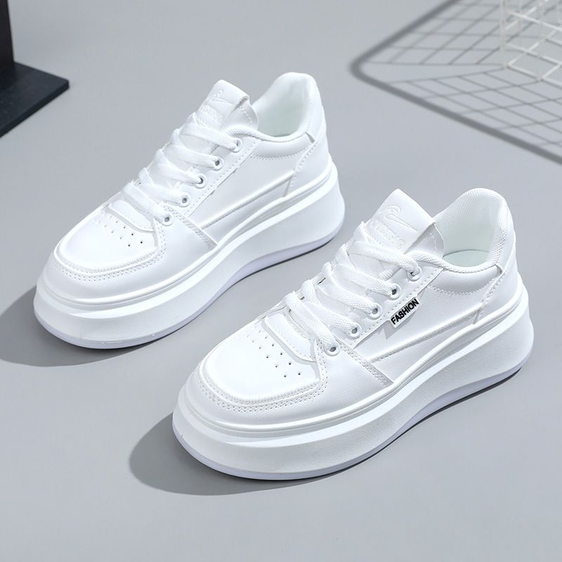 SH701 New Little White Women's Versatile Casual 2025 Spring/Summer Trend Student Shoes Increase Fashion Simplicity_voghion.com