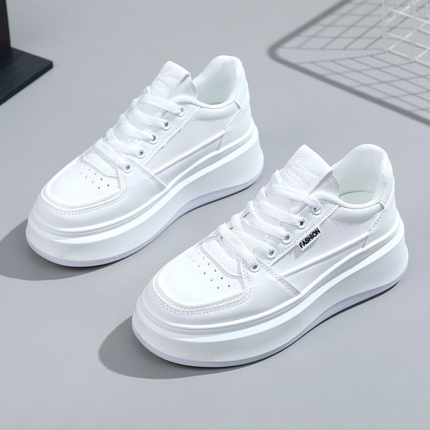 SH701 New Little White Women's Versatile Casual 2025 Spring/Summer Trend Student Shoes Increase Fashion Simplicity_voghion.com