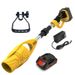 21V Cordless Leaf Blower With Foldable Design - High-Power Battery-Powered Blower For Lawn, Snow, Dust, And Debris Cleaning_voghion.com