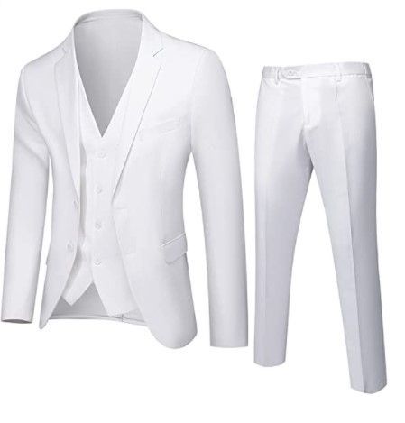 Men's Clothing Suit Two Piece Slim Suit Business Professional Formal Wear Best Man Groom Wedding Dress_voghion.com