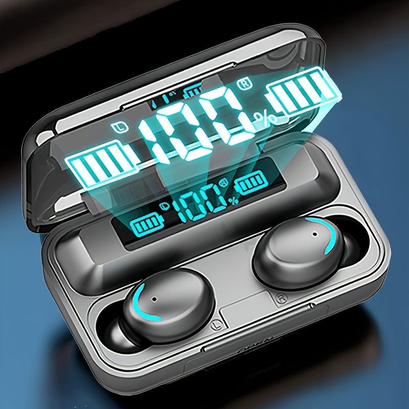 F9 Tws Auriculares inalámbricos estéreo de alta fidelidad intrauditivos Auriculares inalámbricos Auriculares deportivos para juegos Auriculares para iPhone Android, regalos para mujeres_voghion.com