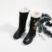 Scarpe per bambini Stivali lunghi in cotone per bambine invernali nuovi per bambini più stivali da neve caldi in velluto stivali da principessa per bambine stivali alti_voghion.com