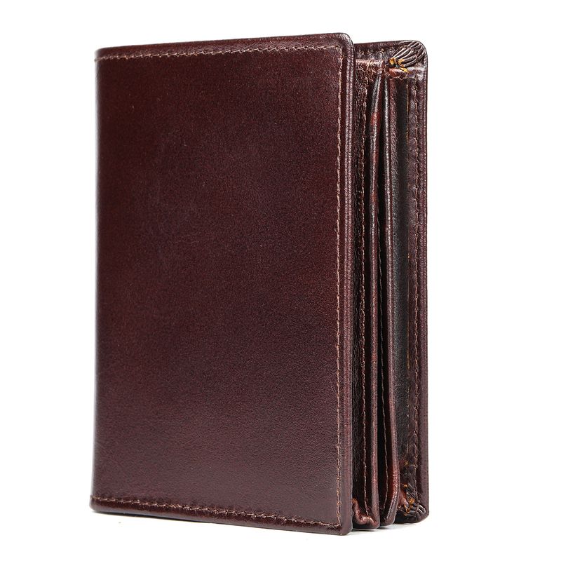 Herren Geldbörse Rindsleder RFID Anti-Diebstahl Kurze Horizontale Geldbörse Echtes Leder Retro Geldbörse Geldbörse Herren Bankkartentasche_voghion.com