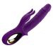 Liquid Silicone Vibrator Rabbit G-Spot Female Masturbator AV Wand Adult Sex Toys Magnetic Charging_voghion.com