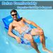 Inflatable Swimming Pool Water Lounge Chair Floating Row With Side Pads Adult Anti Dumping Floating Lounge Chair Floating Bed_voghion.com