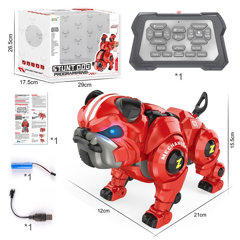 Smart Toys Stunt Intelligent Robot Dog Induction Touch Programming Stunt Mechanical Dog Children's Remote Control Electronic Toy Dog_voghion.com