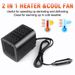 12/24V Portable Fan 2 in 1 Coog Heating Auto Windshield Window Defroster Car Anti-Fog Heater Demister_voghion.com