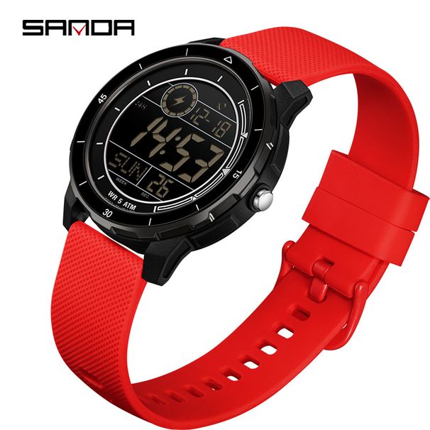 Digital Sports Watch With Multi-Function, Waterproof, LED Backlight, Stopwatch, Alarm For Outdoor, Running, Hiking Waterproof Electronic Watch_voghion.com
