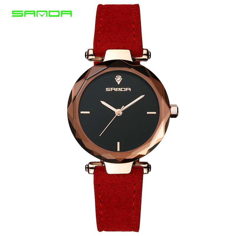 Sanda Nieuw waterdicht en modieus Koreaanse editie vereenvoudigd quartz studentenmode dameshorloge_voghion.com