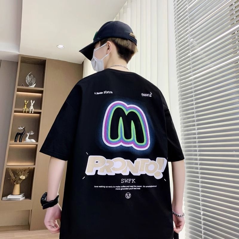 Summer Short Boys, Middle And High School Students, Handsome Pure Cotton Half Sleeved Top For Teenagers, Adults, Summer_voghion.com