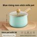 Herbstblau Keramik Expansion Milch Babynahrung Einhand-kleine Suppe Topf Haushalt Herd Universal_voghion.com