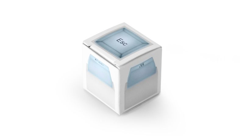ESC Keyboard with LED Effects plus Unique Keychain and Perfect Quality_voghion.com