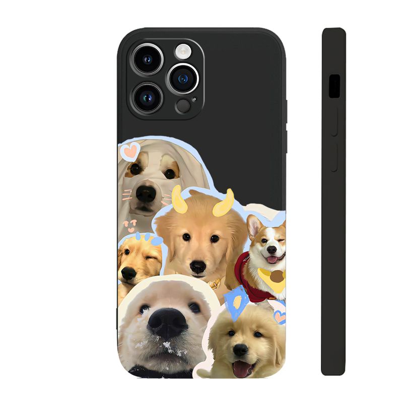 Unbeatable Quality Puppy Stylish Transparent Mobile Phone Shell For IPhone Oppo Cartoon_voghion.com