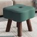 High-end Adult Internet Celebrity Solid Wood Small Flower Sofa Home Coffee Table Living Room Four-leaf Clover Stool_voghion.com