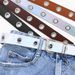 Punk Jeans Fashion Hanging Chain Decoration Single Double Row Pants Chicken Eye Belt_voghion.com