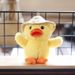 Adorable Duck Plush Yellow Toy With Straw Hat And Soft Short Material Plush_voghion.com