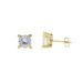 Men And Women's Jewelry Round Single Zircon Earrings Fashion Earrings Accessories_voghion.com