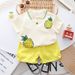 Small and medium-sized children's 3-pack new men's 5 girls cute printed collar casual 1-4 year old access shirt short_voghion.com
