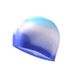 Badekappe aus Silikon für Erwachsene, farblich passend zum Schwimmen, hohe Elastizität, rutschfest, wasserdichter Kopf für Männer und Frauen, Neu_voghion.com