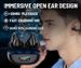 Auricolari wireless Bluetooth TWS con clip auricolare, cuffie a conduzione ossea, cuffie sportive_voghion.com