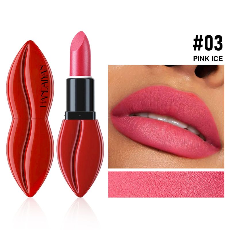 Velvet Lipstick Set - 6 Long-Lasting Matte Colors, Waterproof & Transfer-Proof, Lip-Shaped Bullet For Precise Application​_voghion.com