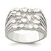 Sterling Silver Nugget Ring_voghion.com