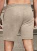 Sweatshorts för män Casual Stretch Elastisk midja Våffla Workout Gym Kort 7 tums innersöm löparshorts med ficka_voghion.com