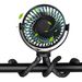 Portable Mini Handheld Stroller Cooling Fan Clip On Desk 3Mode USB Rechargeable_voghion.com