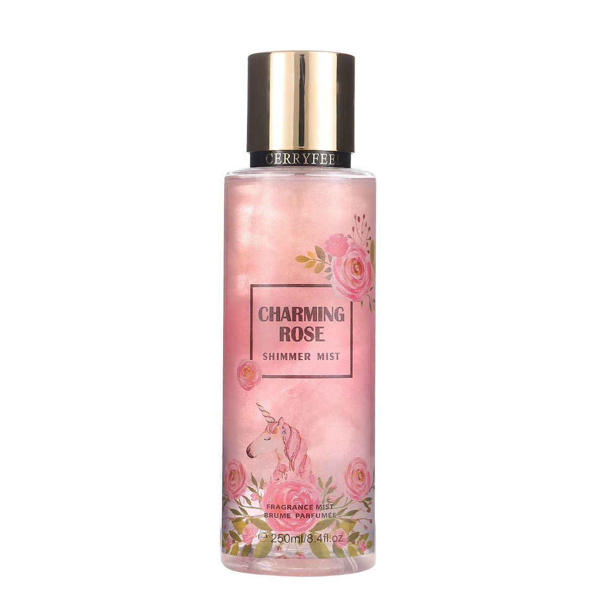 Women's Rose Fragrance Lasting 250ml Body Spray Perfume_voghion.com