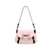 Small Niche Design, Bow Pleated Cloud Cute Girl's Armpit Bag, Fashionable And Versatile Shoulder Bag_voghion.com