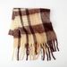 New Foreign Trade Plaid Scarves For Women's Mohair Autumn And Winter Warm Men's And Women's Scarves_voghion.com