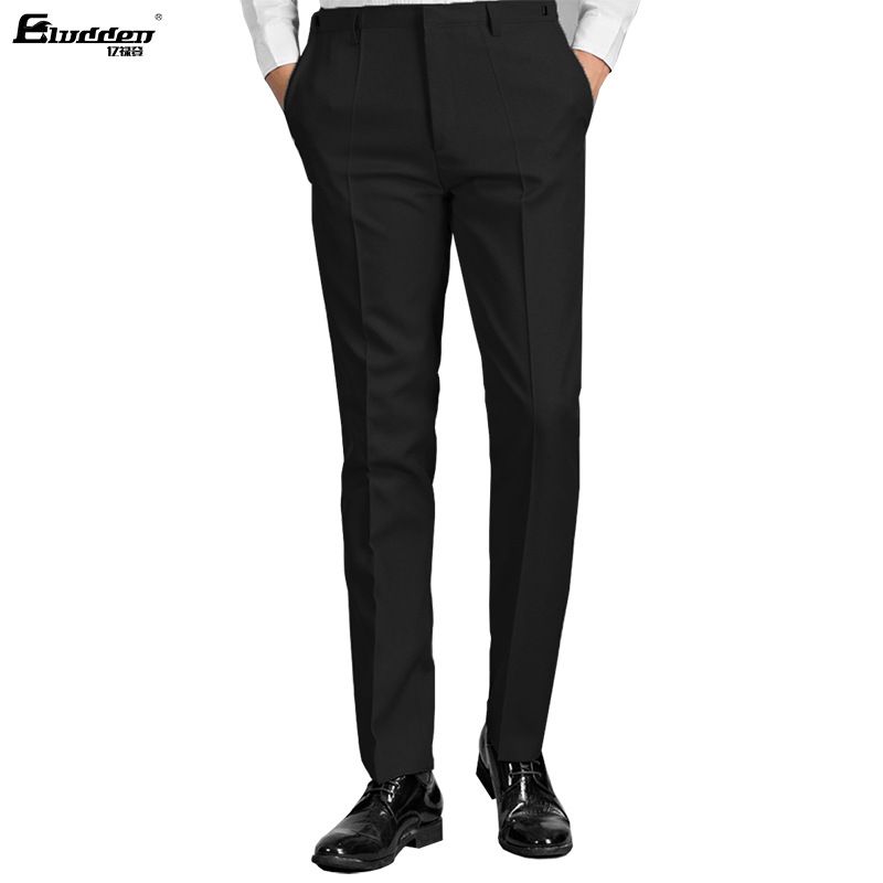 Men's Dress Suit Black Pants Stage Party Performance Big Chorus Studio Photo Plus Size Adjustment Trousers_voghion.com