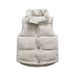 Colete acolchoado infantil, colete engrossado de veludo para meninos e meninas, outono e inverno, bebê, ombro largo, costas, coração_voghion.com
