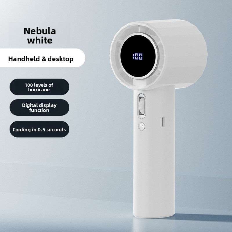 100-Speed USB Mini Air Cooler - Portable Ice Cooling Fan For Outdoor Live Streaming & Summer Use​_voghion.com