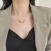 Geometric Square Pendant With Female Niche Design, Titanium Steel Necklace Ins, Cool Style Collarbone Chain, Minimalist_voghion.com