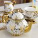Luxury Complete Floral For Home Use, European Style Ceramic Teapot, High Temperature Resistant English Afternoon Tea Set_voghion.com