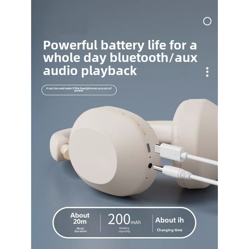 Rotating Bluetooth Headset, All-inclusive Ear Sports Game Wireless Headset With Microphone TYPE-C_voghion.com