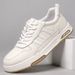 Genuine Leather Fall/Winter New Arrival White Men's Casual Sneakers Stylish And Versatile_voghion.com