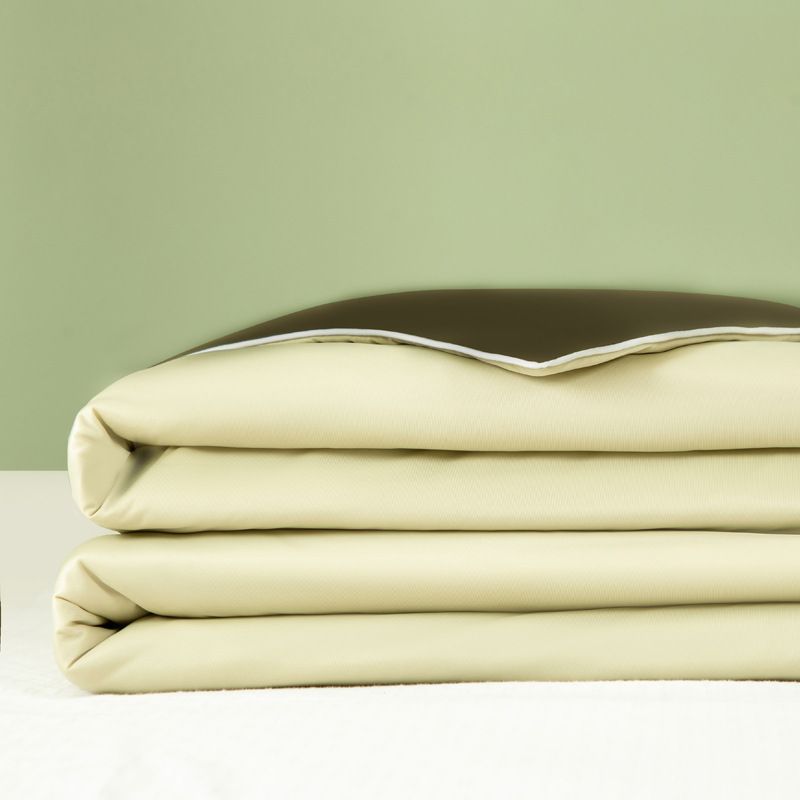 Ensemble de couvertures rafraîchissantes en soie de luxe de classe A - Couette d'été légère 4 pièces (lavable en machine, ultra-douce, confort climatisé)_voghion.com