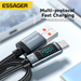 Essager 7A Typ Kabel 100W USB C Ladegerät Daten Für Realme Huawei P40 30 Pro 66W Schnelle Lade Kabel kabel Samsung Xiaomi_voghion.com