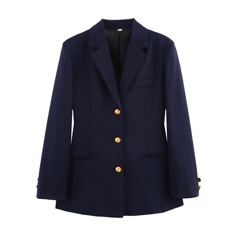 Women's Checkered Blazer With Belt - Slim Fit Long Sleeve Tweed Jacket For Office & Date (Black/Red/Navy, S/M/L) | Spring_voghion.com