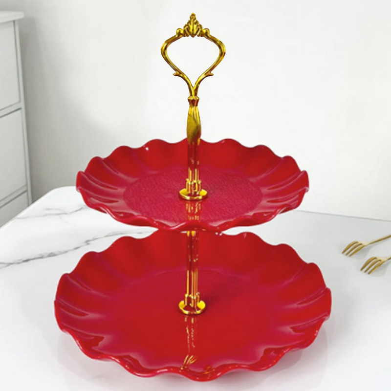 Assiette nordique Dim sum assiette de fruits multicouche de luxe assiette de fructose de salon_voghion.com